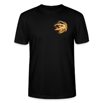 Basketball - Stanley/Stella CRAFTER Unisex Organic T-Shirt - black - Front - Alina (178cm) & Michal (187cm)
