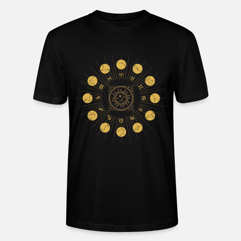Sternzeichen, Tierkreiszeichen - Stanley/Stella Unisex Bio-T-Shirt CRAFTER - Schwarz