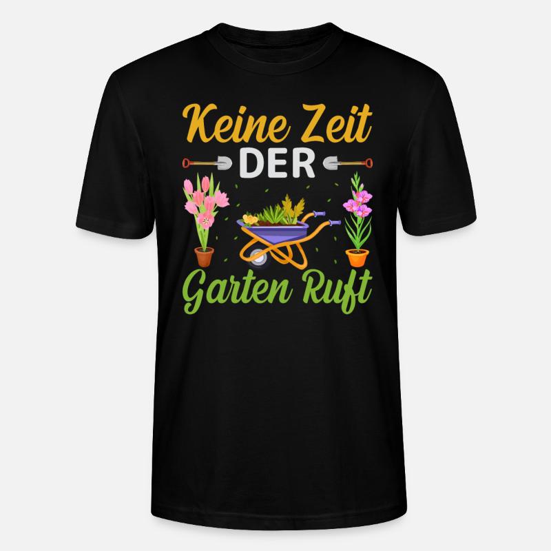 Garten Gartenarbeit Hobbygärtner - Stanley/Stella Unisex Bio-T-Shirt CRAFTER - Schwarz