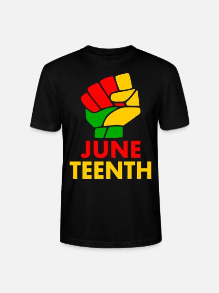 juneteenth - Stanley/Stella CRAFTER Unisex Organic T-Shirt - black