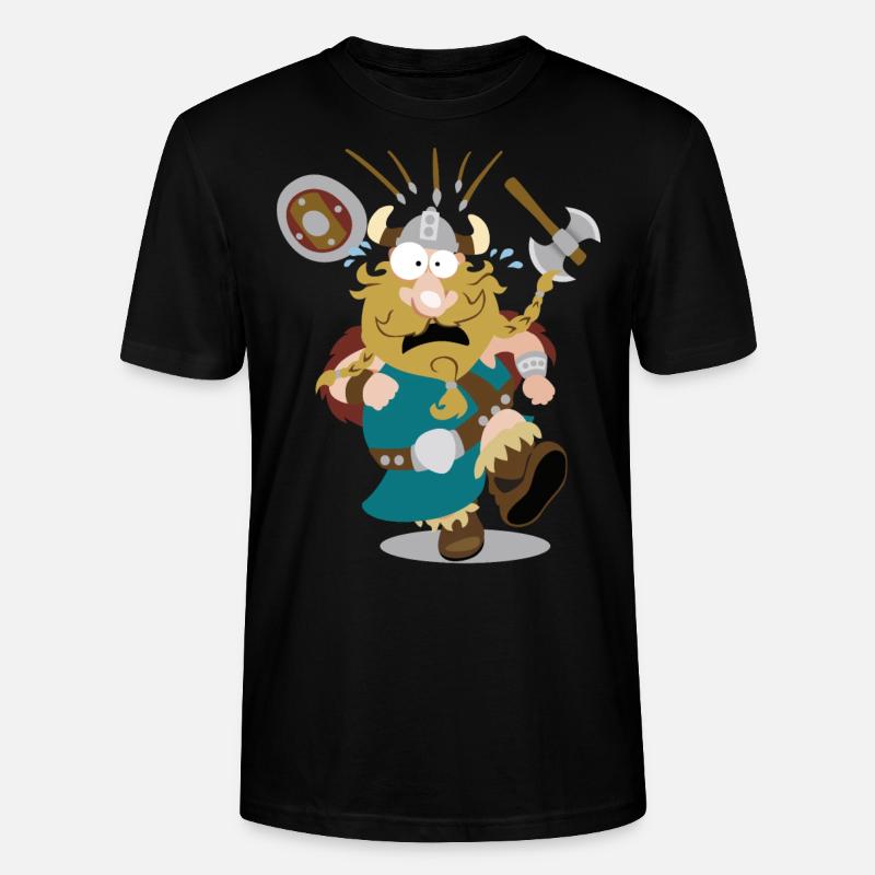 Olaf der Wikinger - Stanley/Stella Unisex Bio-T-Shirt CRAFTER - Schwarz