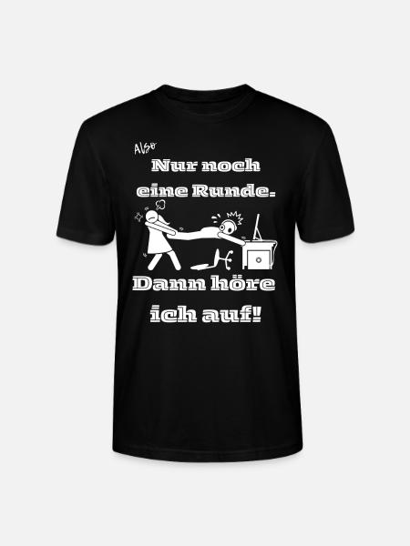Ein Runde Zocker Ehepaar - Stanley/Stella Unisex Bio-T-Shirt CRAFTER - Schwarz