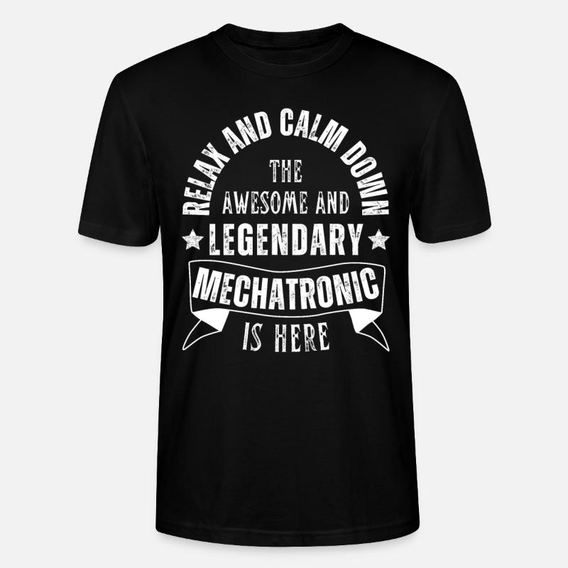 Legendary mechatronics technician profession - Stanley/Stella CRAFTER Unisex Organic T-Shirt - black