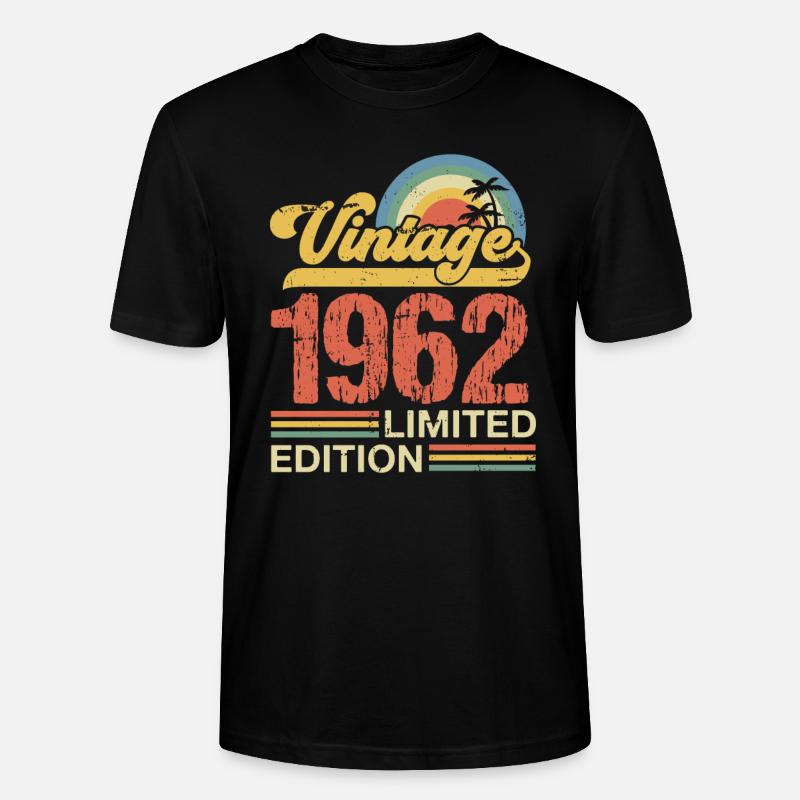 1962 - Stanley/Stella Unisex Bio-T-Shirt CRAFTER - Schwarz