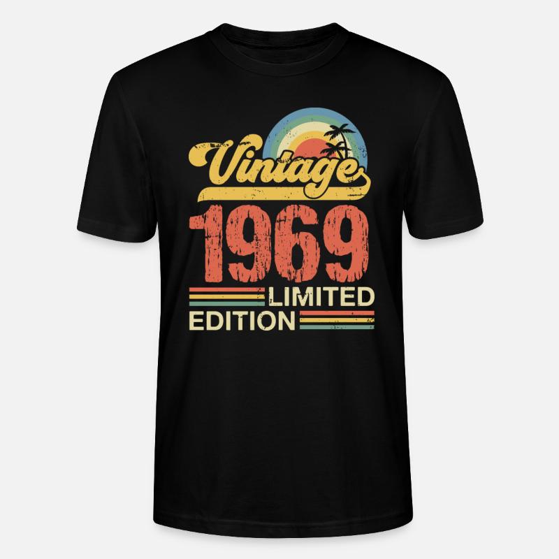 1969 - Stanley/Stella Unisex Bio-T-Shirt CRAFTER - Schwarz