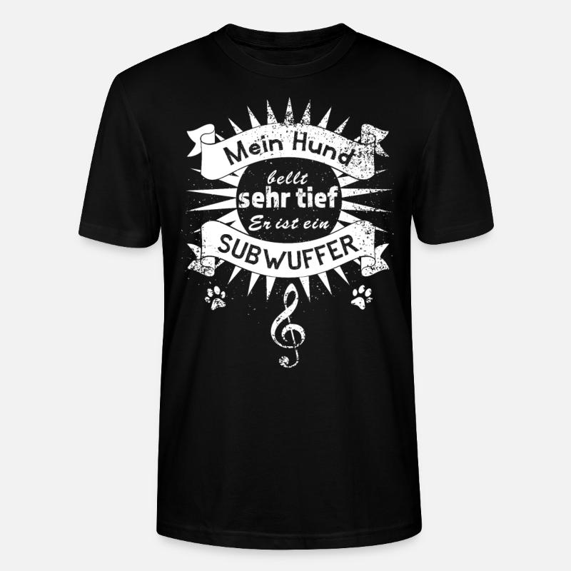 Subwuffer - Stanley/Stella Unisex Bio-T-Shirt CRAFTER - Schwarz