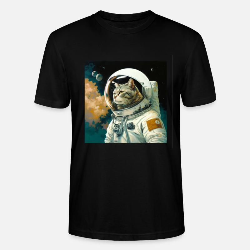 Spacecat - Stanley/Stella Unisex Bio-T-Shirt CRAFTER - Schwarz