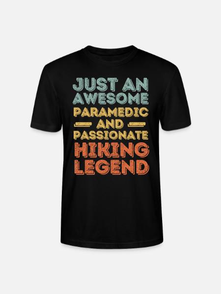 Sanitäter Wandern retro - Stanley/Stella Unisex Bio-T-Shirt CRAFTER - Schwarz