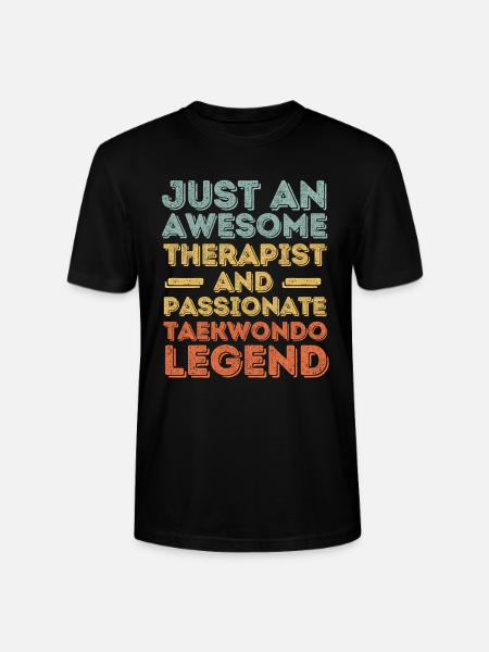 Thérapeute Taekwondo rétro - T-shirt bio CRAFTER Stanley Stella Unisexe - noir