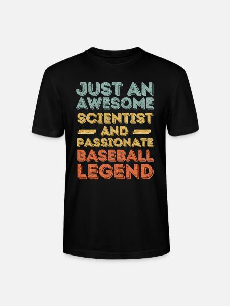 Scientifique baseball rétro - T-shirt bio CRAFTER Stanley Stella Unisexe - noir