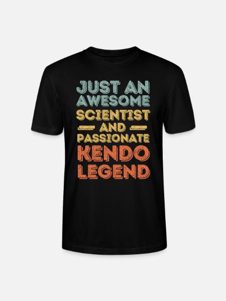 Scientist Kendo retro - Stanley/Stella CRAFTER Unisex Organic T-Shirt - black