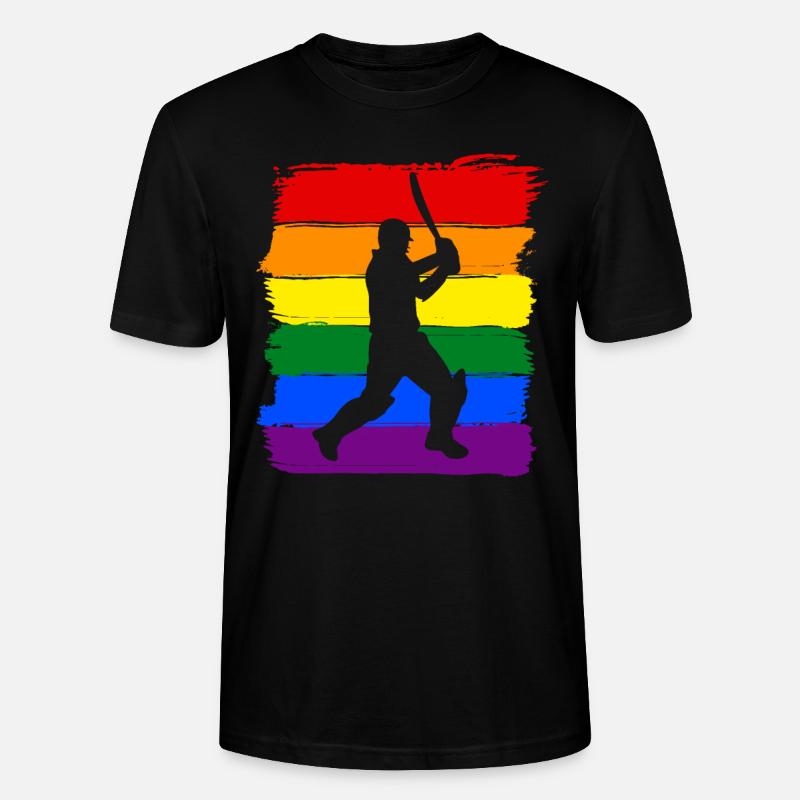 Cricket LGBT Pride - Stanley/Stella Unisex Bio-T-Shirt CRAFTER - Schwarz