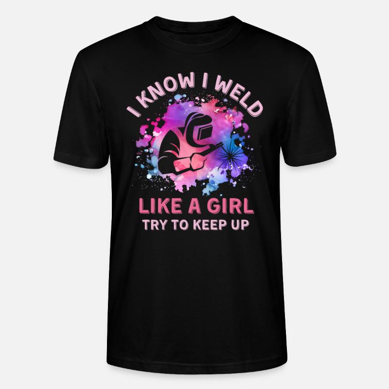 Femmes soudeuses - T-shirt bio CRAFTER Stanley Stella Unisexe - noir