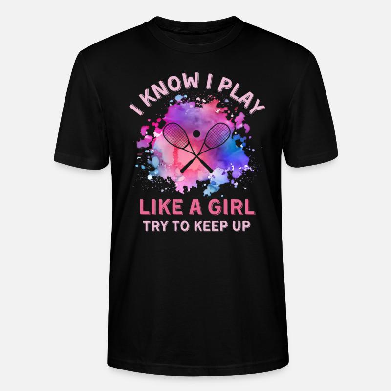 Frauen Squash Mädchen - Stanley/Stella Unisex Bio-T-Shirt CRAFTER - Schwarz