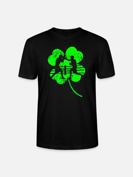 Boxe trèfle de la Saint-Patrick - T-shirt bio CRAFTER Stanley Stella Unisexe - noir