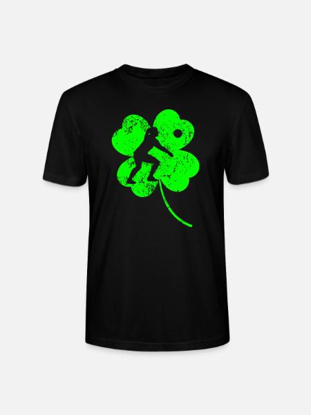 Volley-ball Trèfle de la Saint-Patrick - T-shirt bio CRAFTER Stanley Stella Unisexe - noir