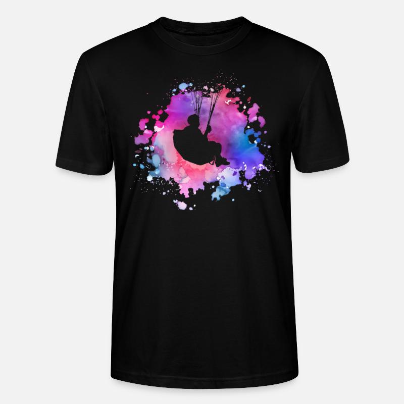 Frauen Paragliding Mädchen - Stanley/Stella Unisex Bio-T-Shirt CRAFTER - Schwarz