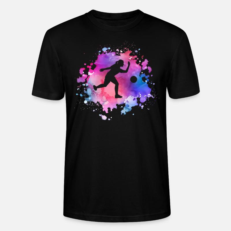 Frauen Bowling Mädchen - Stanley/Stella Unisex Bio-T-Shirt CRAFTER - Schwarz