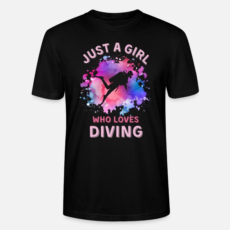 Frauen Tauchen Mädchen - Stanley/Stella Unisex Bio-T-Shirt CRAFTER - Schwarz