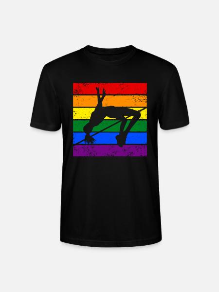 High-jump LGBTQ - Stanley/Stella CRAFTER Unisex Organic T-Shirt - black