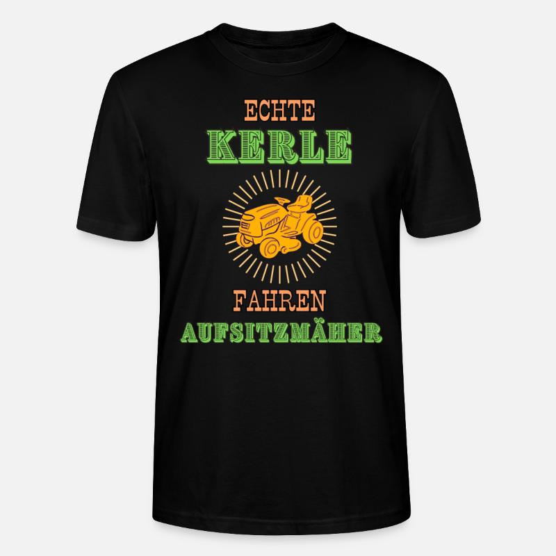 Rasenmäher - Stanley/Stella Unisex Bio-T-Shirt CRAFTER - Schwarz