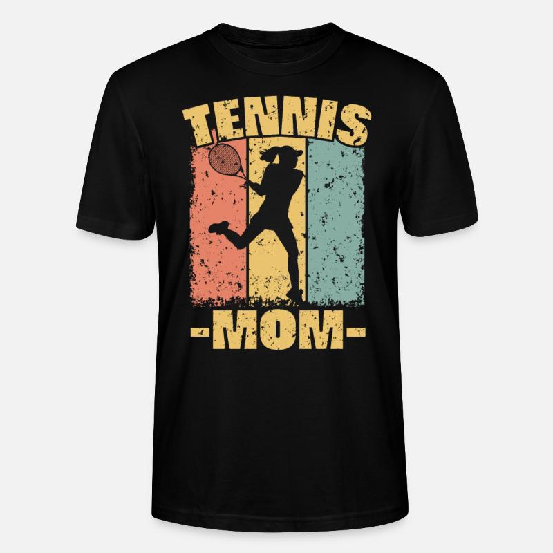 Tennis-Mutter - Stanley/Stella Unisex Bio-T-Shirt CRAFTER - Schwarz