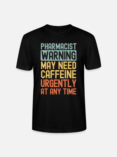 Apotheker brauchen dringend Kaffee - Stanley/Stella Unisex Bio-T-Shirt CRAFTER - Schwarz