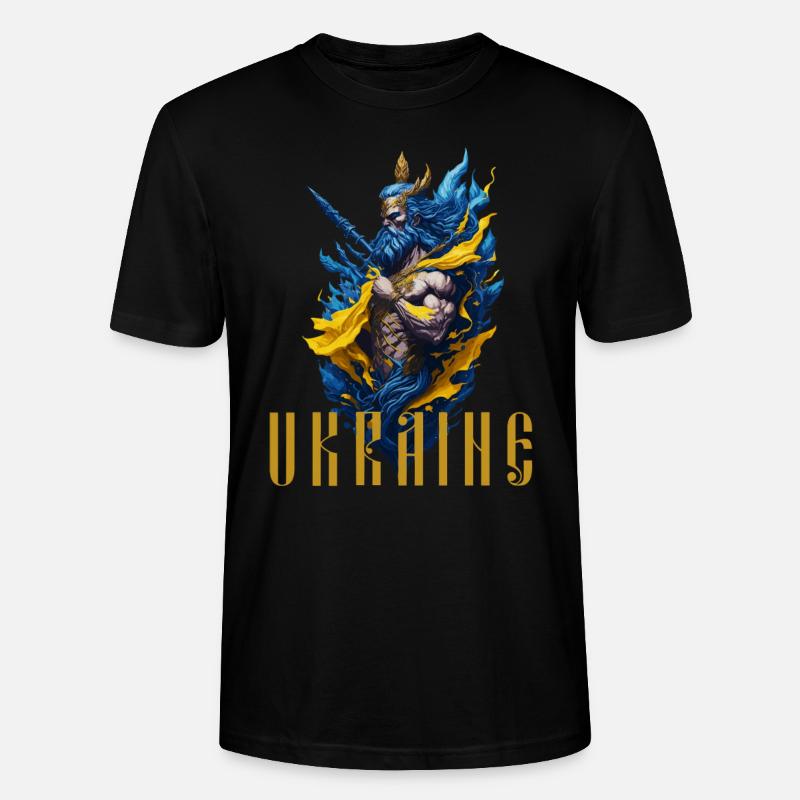 Ukraine Warrior Stop War - Stanley/Stella Unisex Bio-T-Shirt CRAFTER - Schwarz