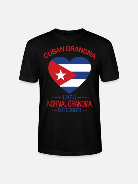 Kubanische Flagge - Stanley/Stella Unisex Bio-T-Shirt CRAFTER - Schwarz