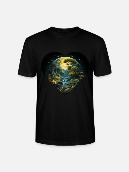 Aimer la Terre Mère - T-shirt bio CRAFTER Stanley Stella Unisexe - noir