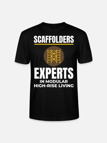 Scaffolder Scaffold Builder Scaffolding Platform - Stanley/Stella CRAFTER Unisex Organic T-Shirt - black