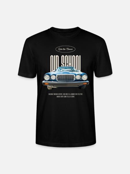 old school muscle car - Stanley/Stella CRAFTER Unisex Organic T-Shirt - black