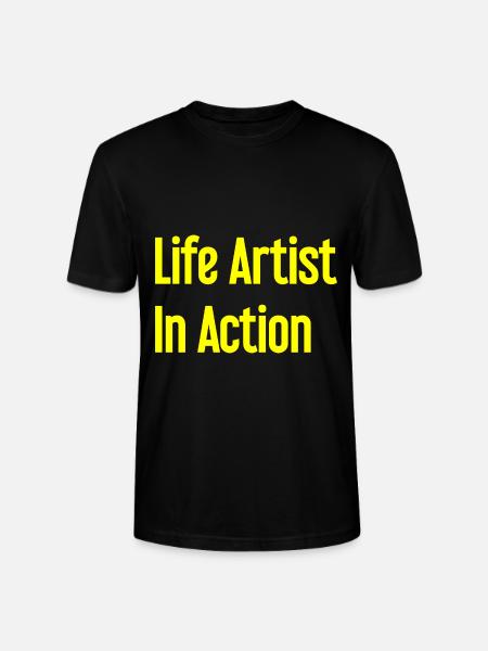 Artists of life in action - Stanley/Stella CRAFTER Unisex Organic T-Shirt - black