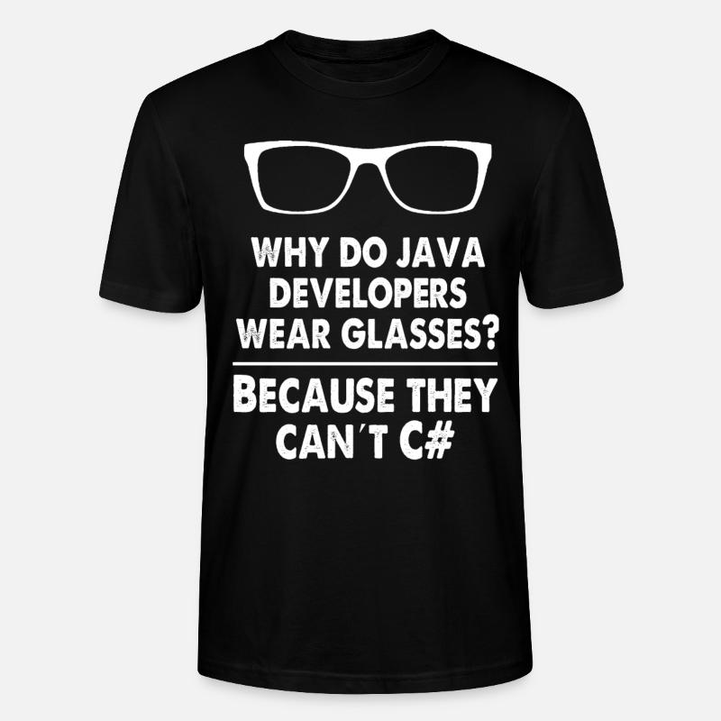 Developer Java - Stanley/Stella CRAFTER Unisex Organic T-Shirt - black