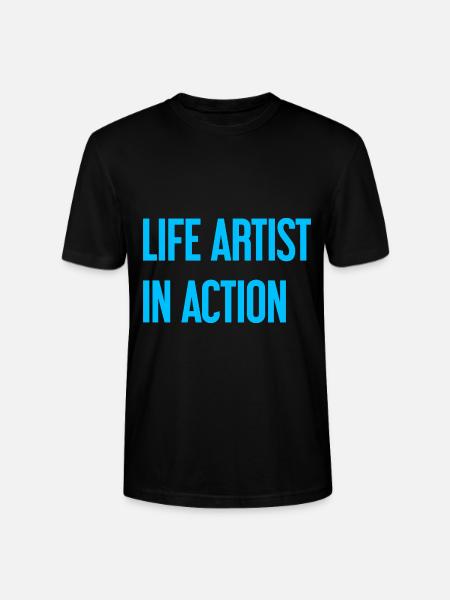Artists of life in action - Stanley/Stella CRAFTER Unisex Organic T-Shirt - black