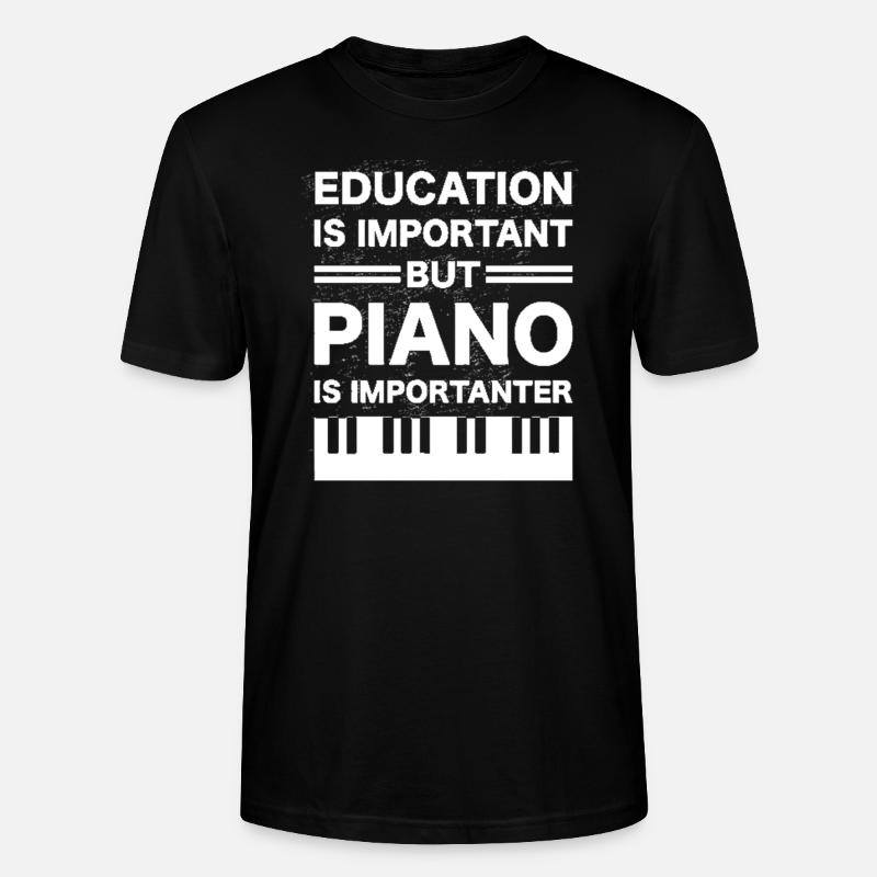 Pianist - Stanley/Stella Unisex Bio-T-Shirt CRAFTER - Schwarz