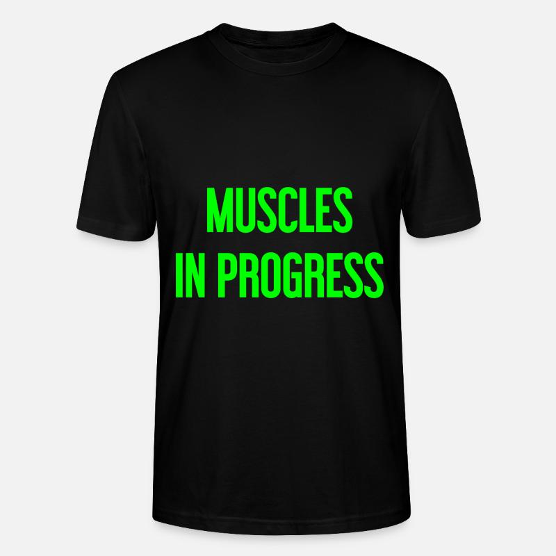 Muscles in Progress - Stanley/Stella Unisex Bio-T-Shirt CRAFTER - Schwarz