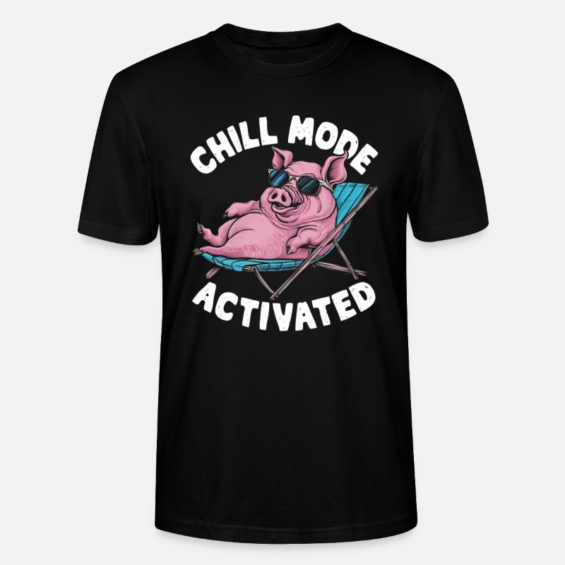 Mode Chill activé - T-shirt bio CRAFTER Stanley Stella Unisexe - noir