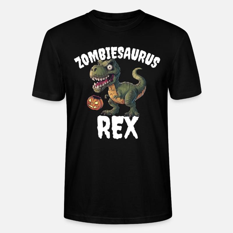 Zombiesaurus Rex - T-shirt bio CRAFTER Stanley Stella Unisexe - noir