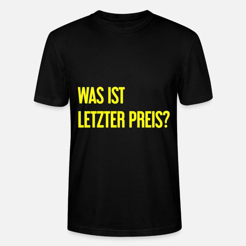 Quel est le dernier prix ? - T-shirt bio CRAFTER Stanley Stella Unisexe - noir