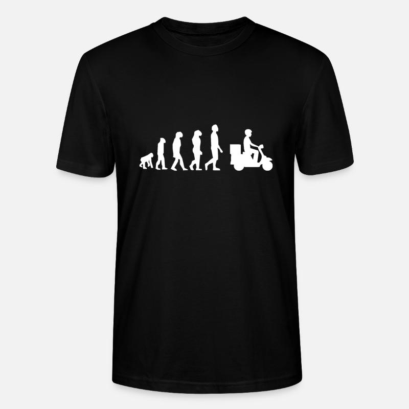 Scooter Cyclomoteur Cyclomoteur Moto Mokick Biker Evolution - T-shirt bio CRAFTER Stanley Stella Unisexe - noir