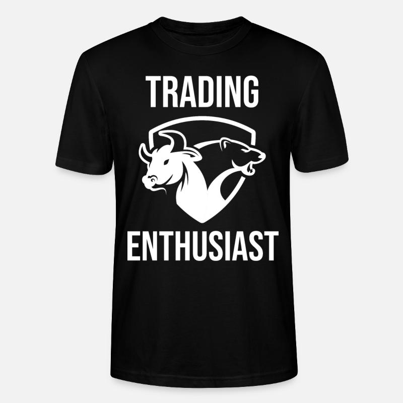 Passionné de trading - T-shirt bio CRAFTER Stanley Stella Unisexe - noir