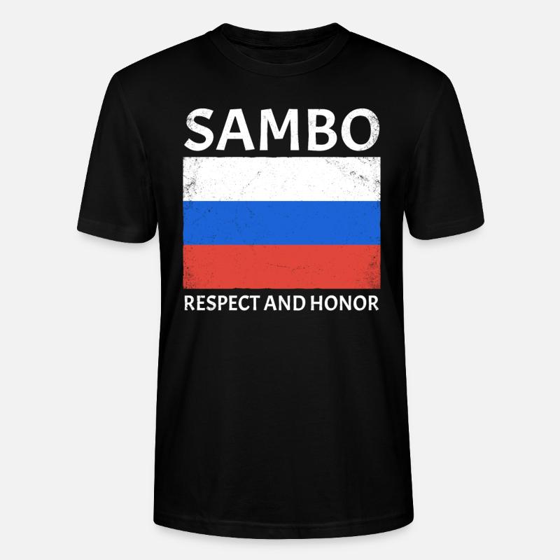 Lutte Sambo - T-shirt bio CRAFTER Stanley Stella Unisexe - noir