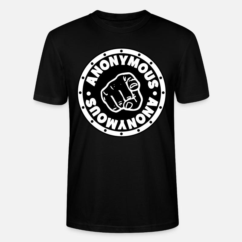 # # # # ANONYMOUS - Stanley/Stella CRAFTER Unisex Organic T-Shirt - black