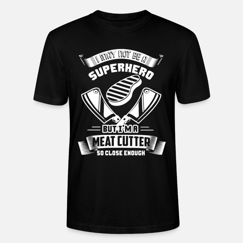 Coupe-viande Je suis un coupe-viande - T-shirt bio CRAFTER Stanley Stella Unisexe - noir