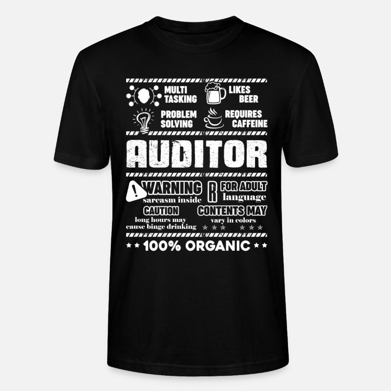 Auditor Multitasking - Stanley/Stella Unisex Bio-T-Shirt CRAFTER - Schwarz