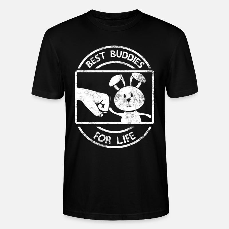 hase - Stanley/Stella Unisex Bio-T-Shirt CRAFTER - Schwarz