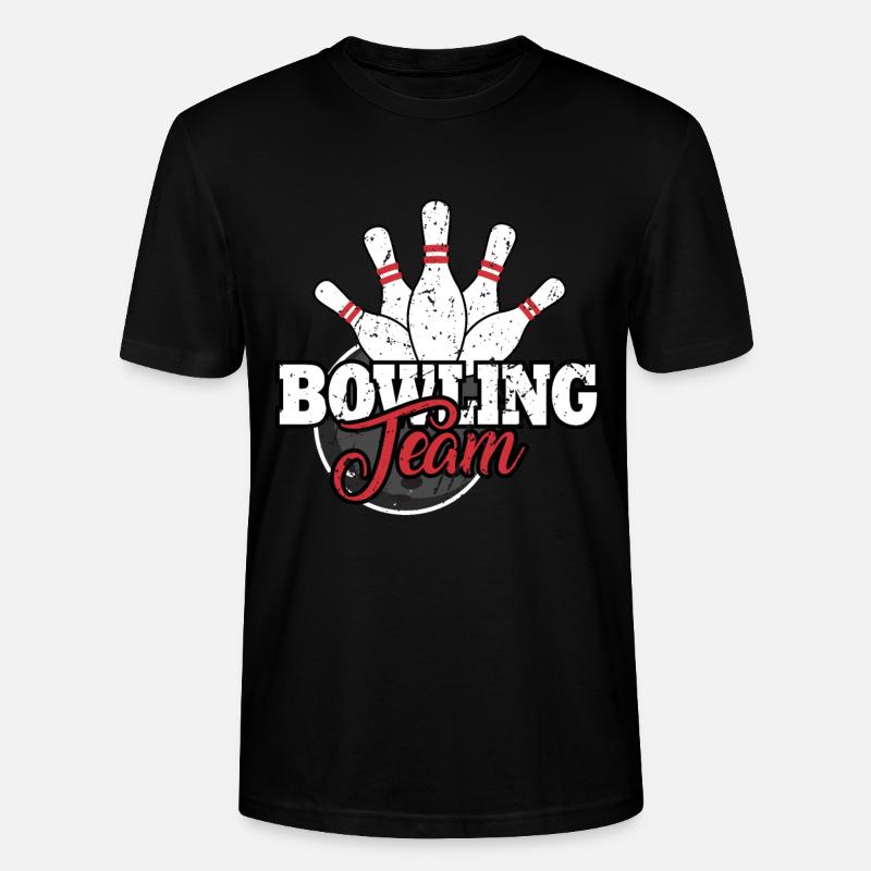 bowling - Stanley/Stella Unisex Bio-T-Shirt CRAFTER - Schwarz
