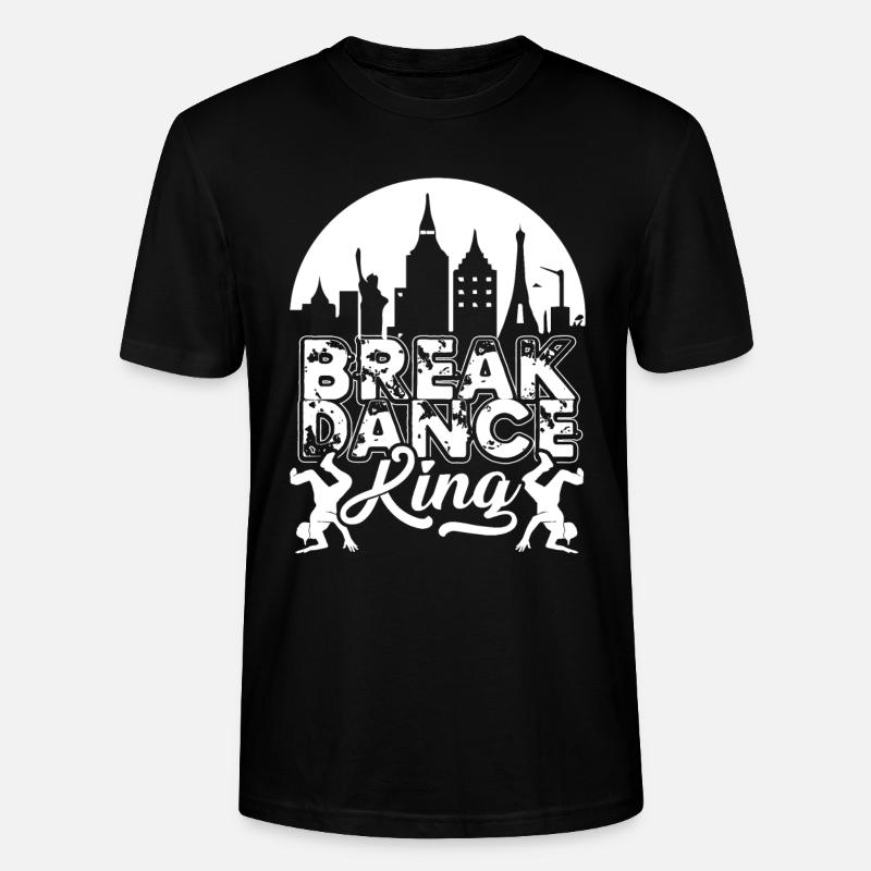 Breakdance Breakdance King - Stanley/Stella CRAFTER Unisex Organic T-Shirt - black