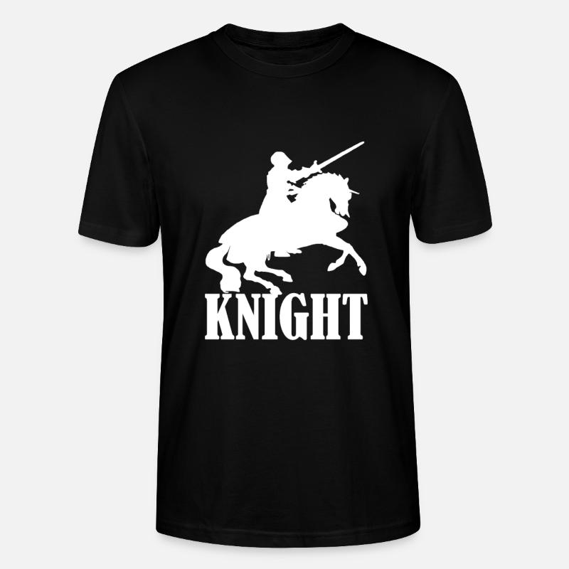 Knight Ritter Mittelalter - Stanley/Stella Unisex Bio-T-Shirt CRAFTER - Schwarz